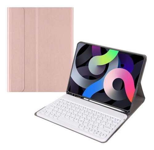 Funda+teclado Retro Para Samsung Galaxy Tab S7+ Plus Sm-t970