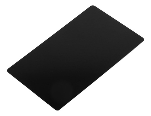 100 Tarjetas De Aleación De Aluminio Negro Grabadas En Metal