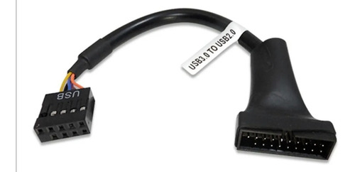 Cable Adaptador 20 Pines Usb 3.0 Macho A Usb 2.0 9p Hembra