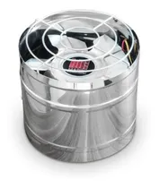 Comprar Exaustor 25cm Alta Vazão Para Churrasqueiras Coifas - Inox