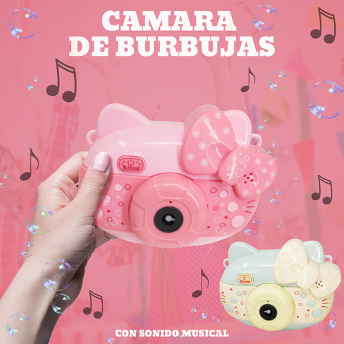 Pack 4 Pz Juguete Camara De Burbujas Para Niños