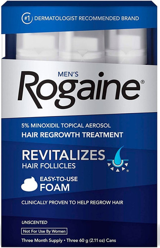 Men´s Rogaine Foam 5% Three Month Supply