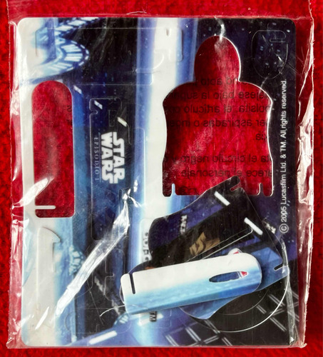 Lote 6 Tarjetas Armables Promocional Bimbo Star Wars 2005 (Usado)