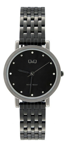 Reloj Para Mujer Q&q Qa21j432y Negro