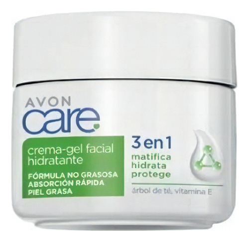 Crema Gel Facial Hidratante Matifica Protege Avon Care Tipo de piel Grasa