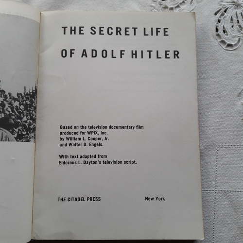 The Secret Life Of Adolf Hitler - Ingles Basado En Tv Film (Usado)