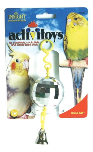 Jw Pet Company Activitoy Disco Ball Pequeño Pájaro Juguete C