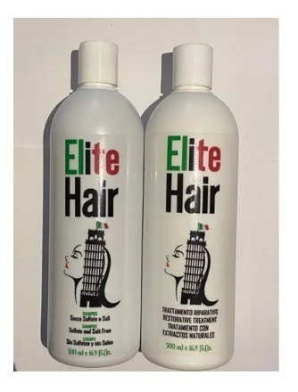 Shampoo Y Tratamiento Liscio Italiano Elite Hair 500ml