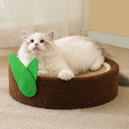 Cama Redonda Para Arranhões Para Gatos, Resistente A Arranhõ