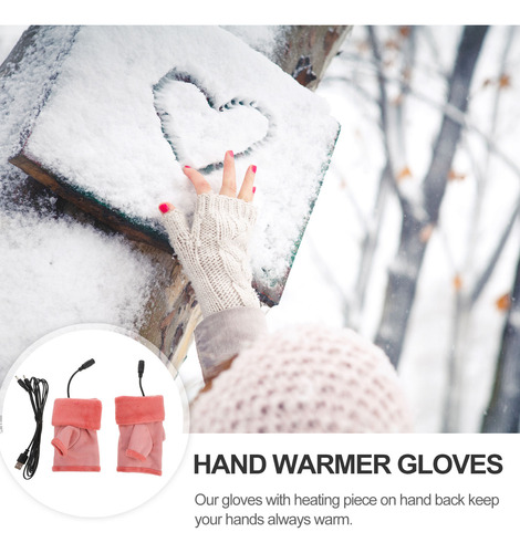 1 Par De Guantes Térmicos Usb Para Invierno Y Temperatura Co