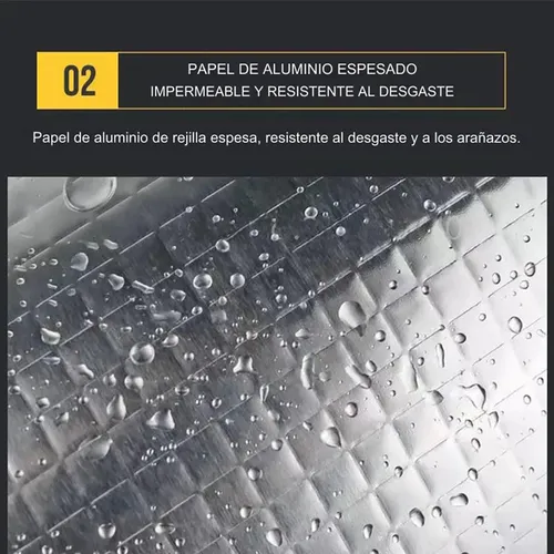 Pack 2 Sellador Butilo Techo Gotera Impermeable 5cmx10mtrs