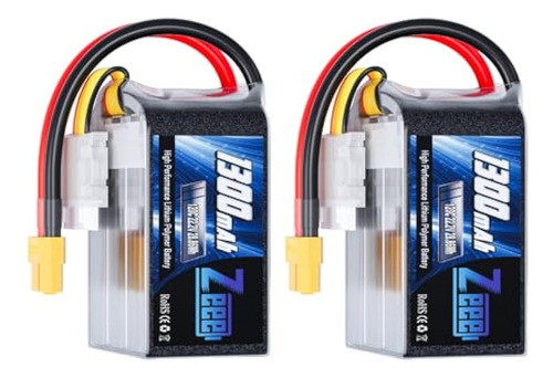 Batería Zeee 6s Lipo 1300mah 22.2v 120c Con Enchufe Xt60 Bat