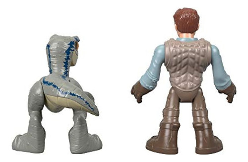 Fisher-price Imaginext: Owen Y Blue En Jurassic World