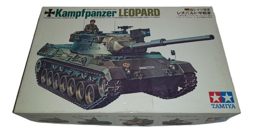 Tanque Kampfpanzer Leopard Kit Tamiya Escala 1/35 Alemania