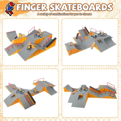 Cs Cosddi Juego De Patinetas Para Parques, Patinetas Con 8 D