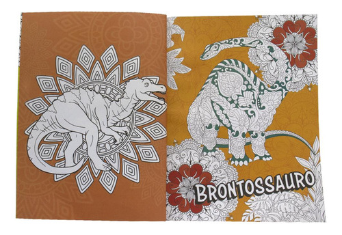 Livro Mandalas Magicas: Dinossauros, De Mammoth World. Editorial Happy Books, Capa Capa Dura, Edição 1 Em Português