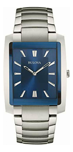 Reloj Bulova Dress 35mm, Pulsera De Acero Inoxidable