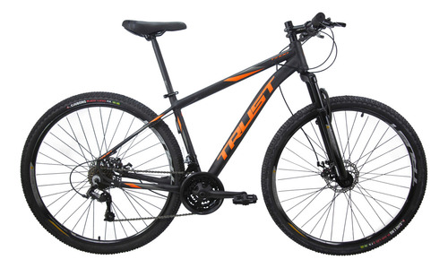 Bicicleta Aro 29 Trust Tx 200 - 24 Velocidades - Aluminio Cor Preto/laranja Tamanho Do Quadro 21