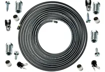 Comprar Kit Tubo Gnv Inmetro Alta De Aco 4 Fixacoes Anilhas Niples