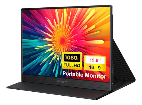 Monitor Portátil Rfgoupy Fhd Ips Ultra Delgado 15,6 Pulgadas