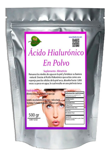 A.hiaurónico En Polvo 500gr