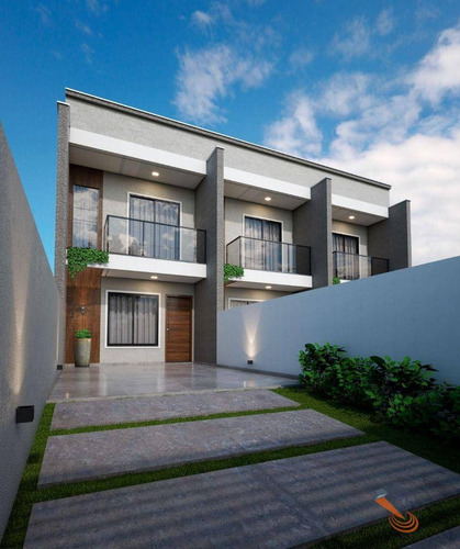 Imagem 2 de 13 de Sobrado Com 3 Dormitórios À Venda, 105 M² Por R$ 437.900,00 - Areias - São José/sc - So0105