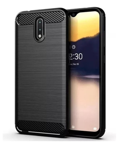 Funda Tpu Fibra Carbono Rugged Para Nokia 6