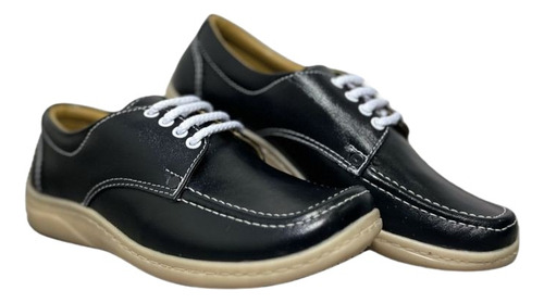 Zapato Colegial Para Niña Negro