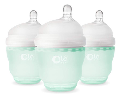 Olababy Bibern De Silicona Suave, Anticlicos, Sin Bpa, Fcil