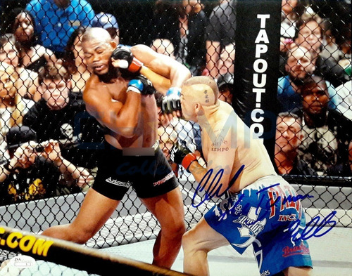 Fotografia Firmada Chuck Liddell Ufc Mma Ice Man Autografo