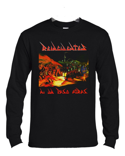 Polera Ml Reincidentes Ni Un Paso Atras Punk Abominatron