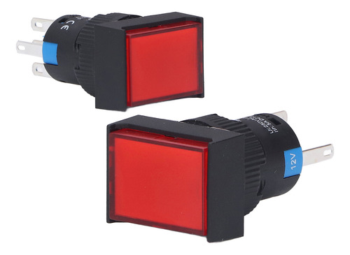 Pulsador Momentáneo Rectangular De 12 V Con Cierre Automátic