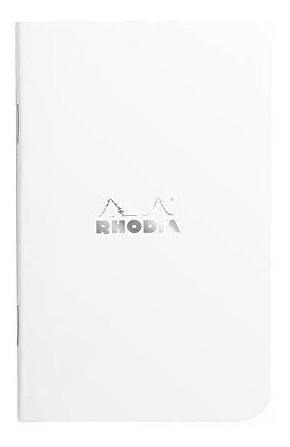 Rhodia Hielo Notebook Staple Bound 3x4.75 Cuadrícula.