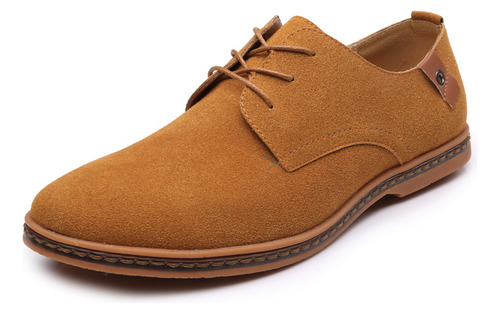 Zapatos Casuales De Negocios De Cuero De Gamuza For Man