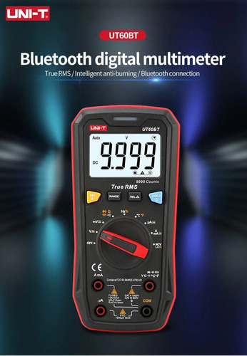 Ut60bt Multimetro Bluetooth 1000v 10a Ac-dc Ohm Comprobador