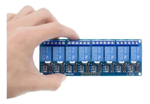 Modulo Rele 8 Canales 5v 10a 8 Canales Optoacoplado Arduino