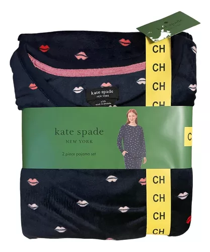 Bata Dama Pijama Kate Spade Para Dormir Polar Mujer Invierno