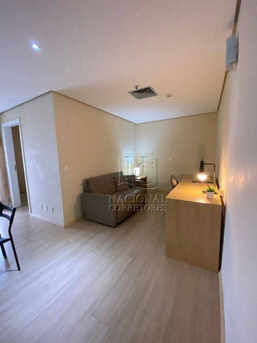 Imagem 16 de 20 de Flat Com 1 Dormitório Para Alugar, 45 M² Por R$ 1.300,00/mês - Centro - Santo André/sp - Fl0011
