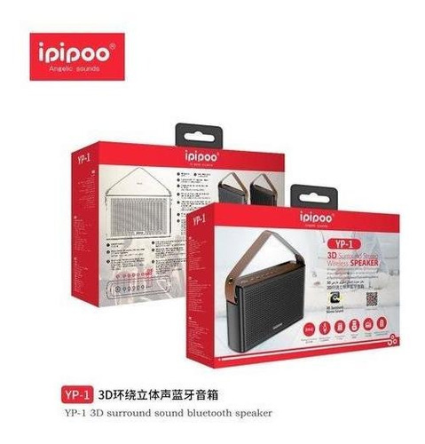 Imagen 4 de 4 de Bocina Altavoz Ipipoo Yp - 1 Inalámbrico Bt Portátil P/ext K