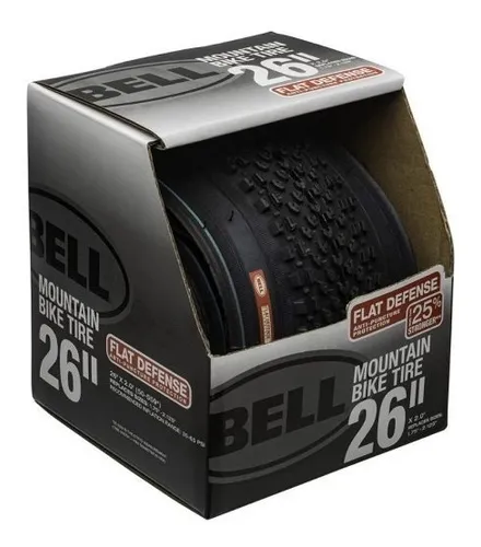 Par Llantas De Bicicleta 26 X 1.75 2.125 Bell Flat Defense