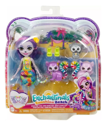 Set Muñecas Enchantimals Lorinda Lemur
