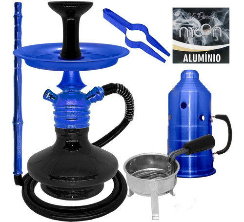 Narguile Completo Mini Monster Mangueira Anti Chamas Barato