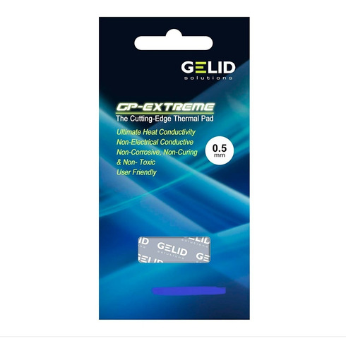 Super Pad Térmico Gelid Gp-ultimate De 15 W/mk, 0.5x50x90 Mm