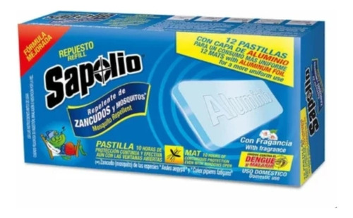 Pastillas Repelente Mosquitos Sapolio 