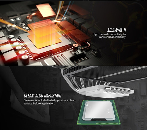 Imagen 4 de 6 de Id-cooling Frost X25 Compuesto Térmico 4grs Alto Rendimiento