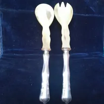 Comprar Antiguas Cucharas De Servir Plateado