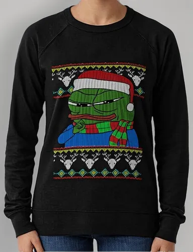 Buzo Smug Apu Apustaja Christmas Card Rare Pepe The Frog Pep