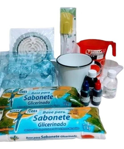 Kit Para Fabricar Sabonetes Artesanais - Iniciantes -