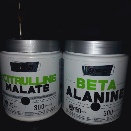 L-citrulina Malato +beta Alanina Star Nutrition 300g C/u