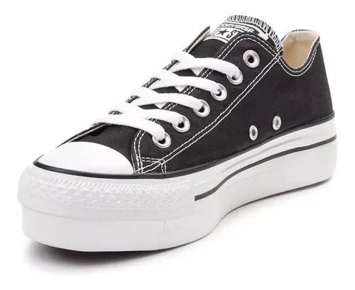 cobija Desalentar Prefijo Zapatillas Converse All Star Con Plataforma Platform Negras